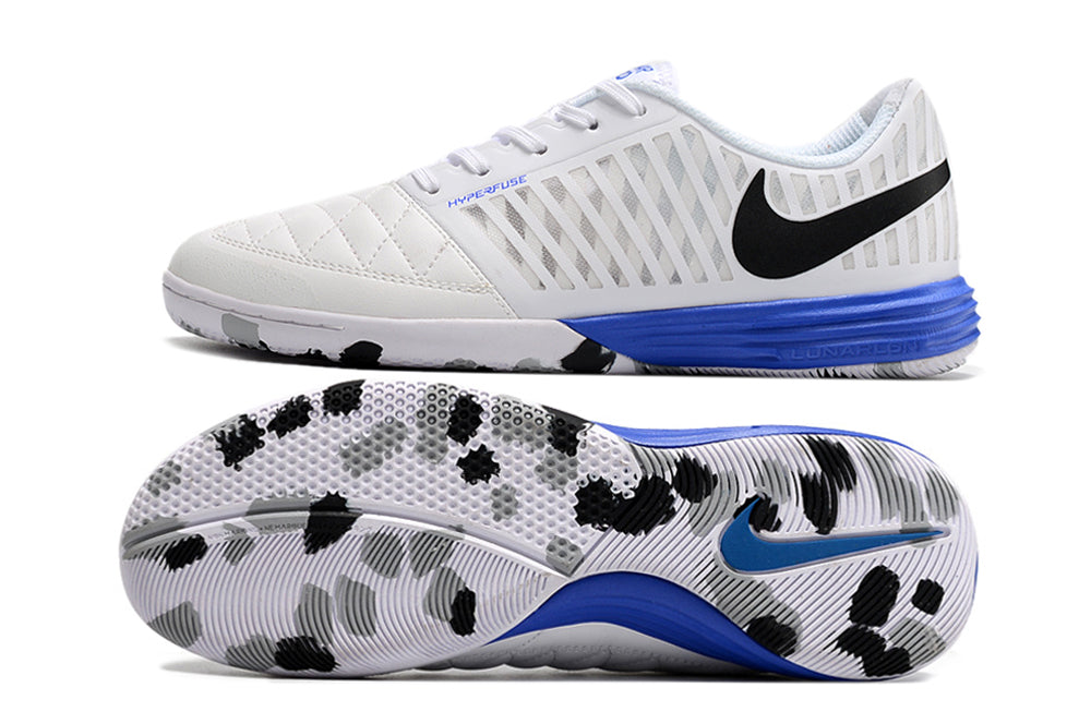 Nike Lunar Gato II Futsal - Branco Azul