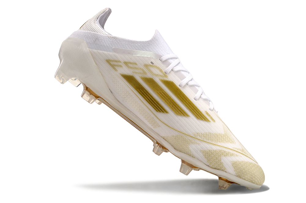 Adidas F50 Elite FG - Branco Dourado