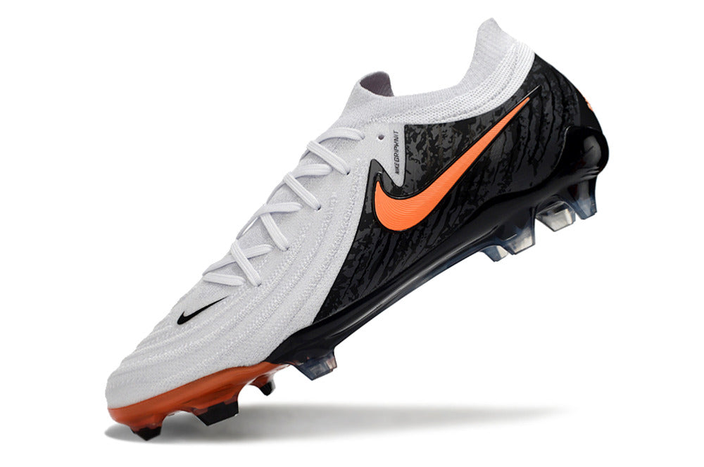 Nike Phantom GX2 Elite FG - Cinza Preto Laranja