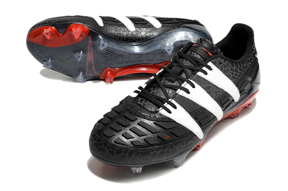 Adidas Predator Accelerator 94 FG - Preto Vermellho