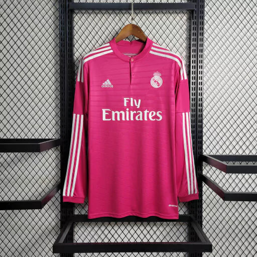 Camisa Real Madrid Retrô 14/15 Manga Longa - Masculina