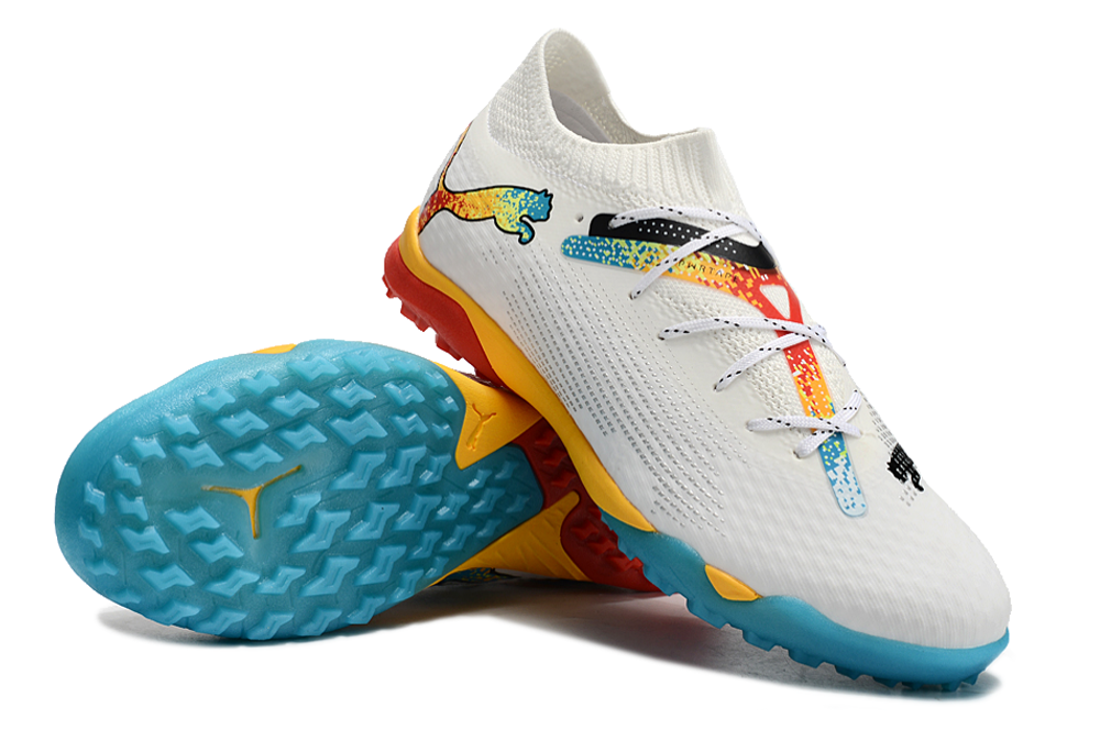 Puma Future 7 FTR Society - Branco Amarelo Azul