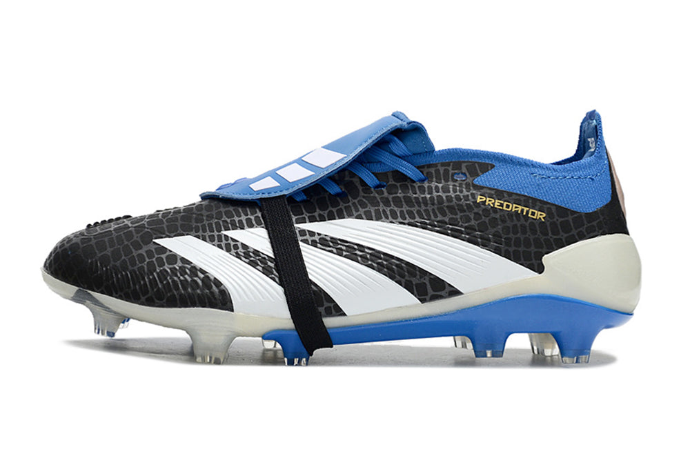 Adidas Feminina Predator Elite Tongue FG - Preto Azul