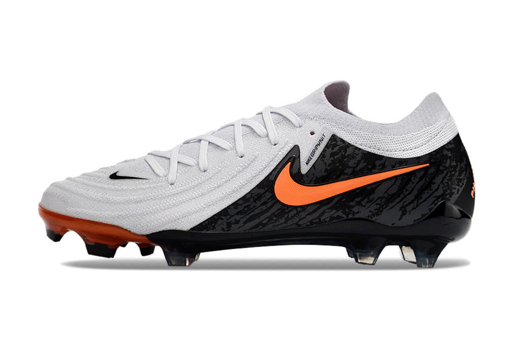 Nike Phantom GX2 Elite FG - Cinza Preto Laranja