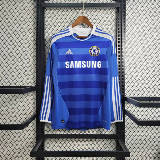 Camisa Chelsea Retrô 11/12 Manga Longa - Masculina