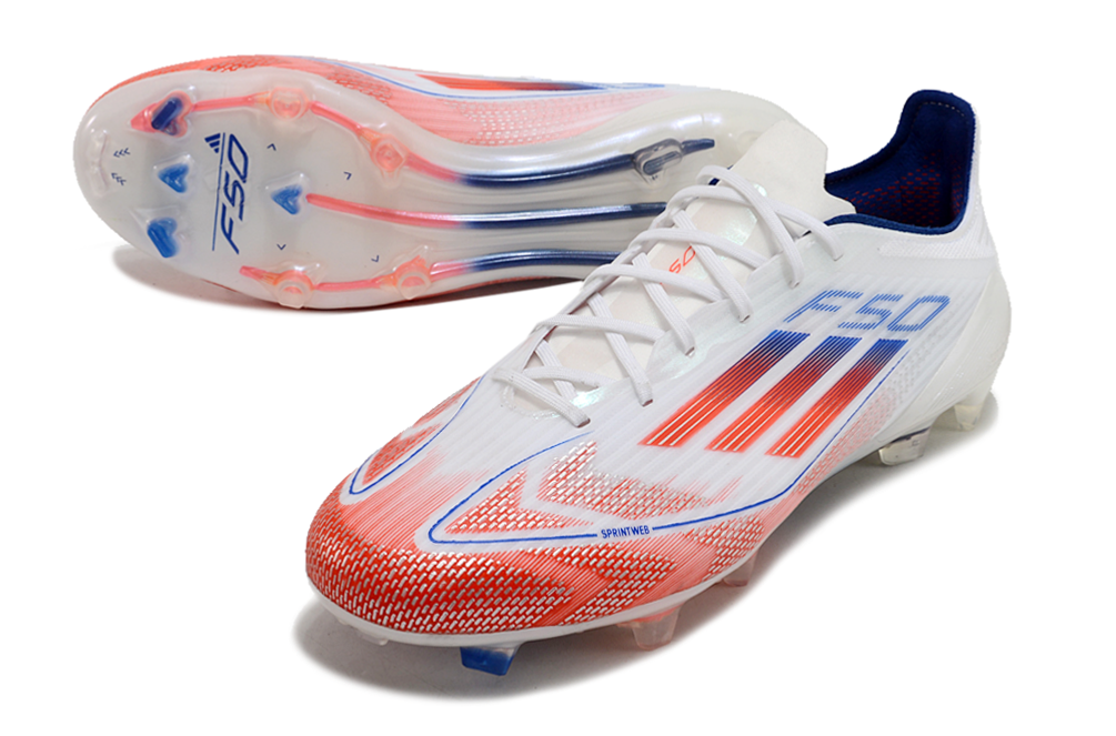Adidas F50 Elite FG - Branco Laranja