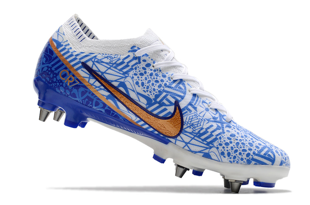 Nike Air Zoom Mercurial Vapor 15 Elite SG TRAVA MISTA - Azul Cr7