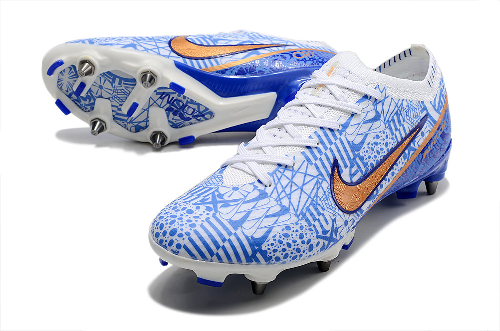 Nike Air Zoom Mercurial Vapor 15 Elite SG TRAVA MISTA - Azul Cr7