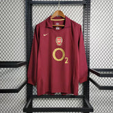 Camisa Arsenal Retrô 05/06 Manga Longa - Masculina