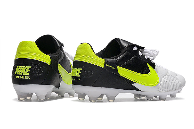 Nike Premier 3 FG Elite - Preto Cinza Verde