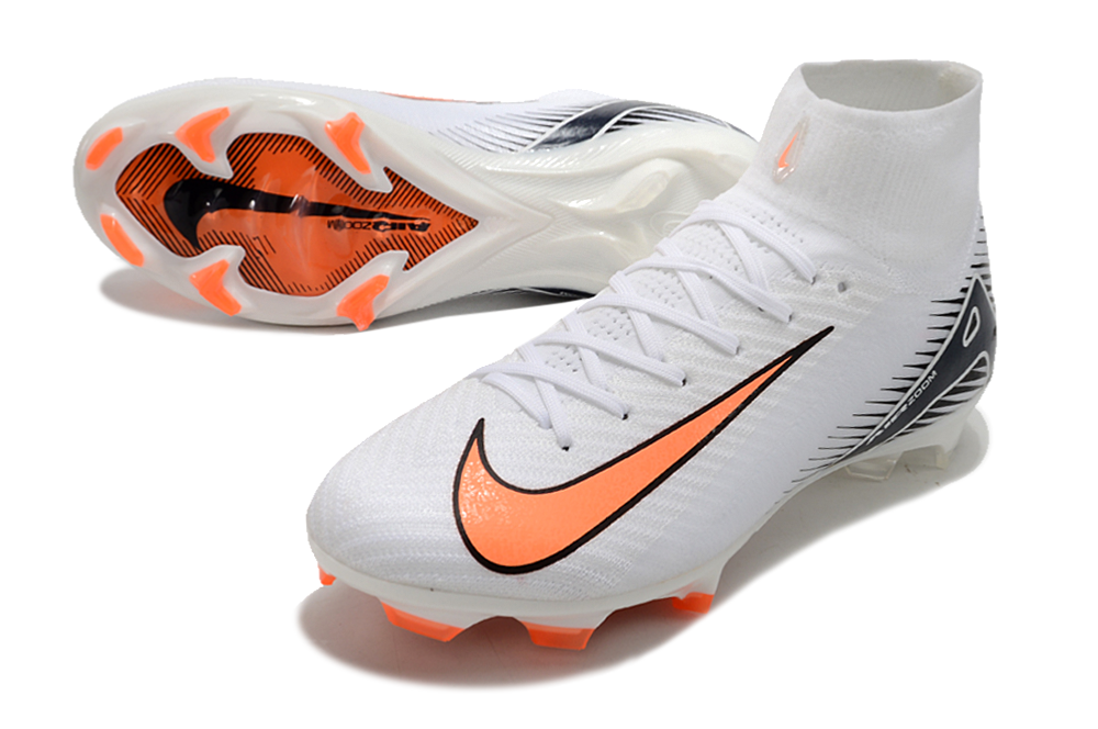 Nike Air Zoom Superfly 10 Elite FG - Branco Laranja