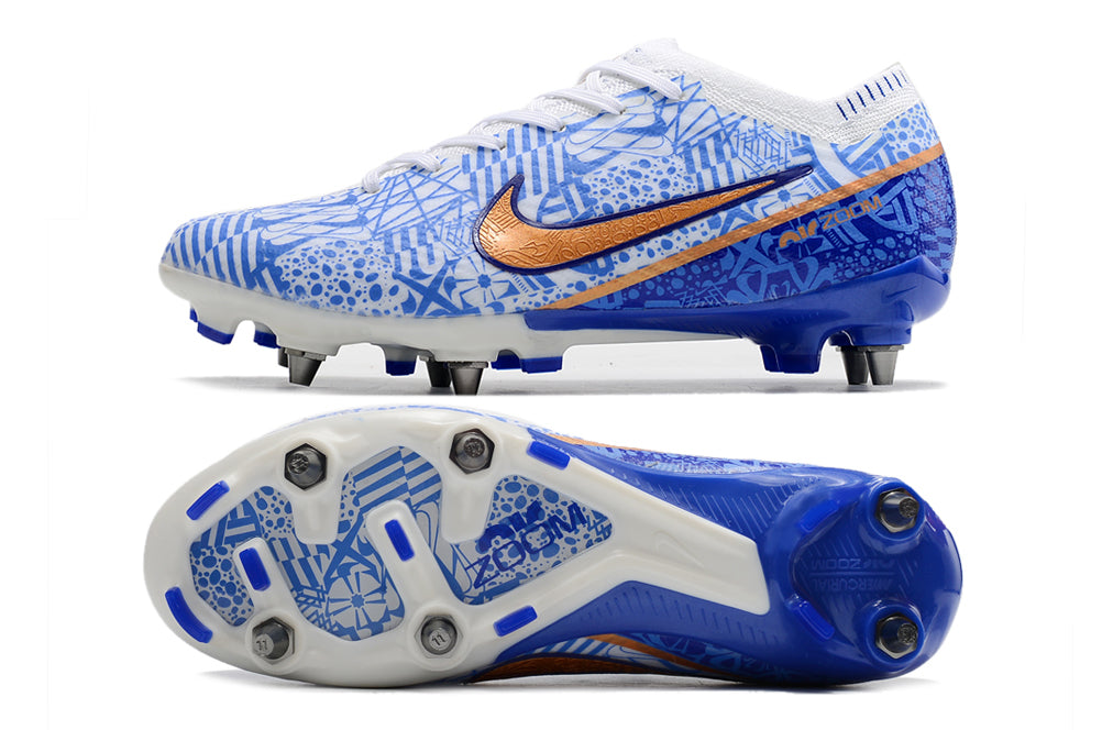 Nike Air Zoom Mercurial Vapor 15 Elite SG TRAVA MISTA - Azul Cr7
