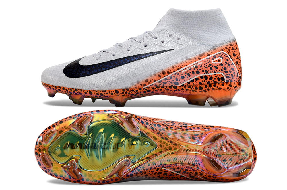 Nike Air Zoom Superfly 10 Elite FG - Cinza Laranja