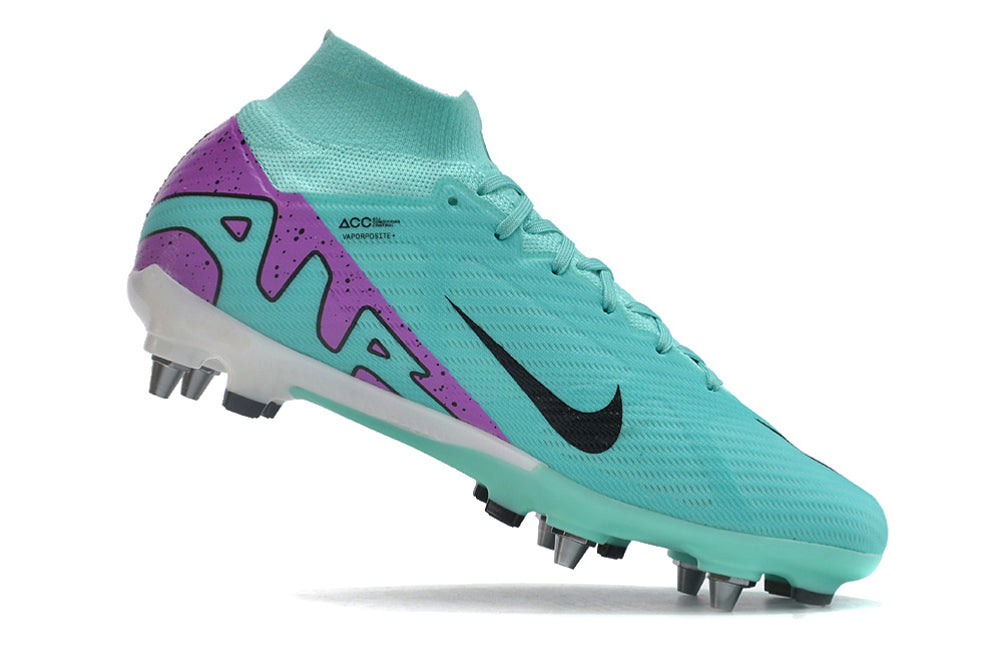 Nike Air Zoom Superfly 9 Elite SG TRAVA MISTA - Azul