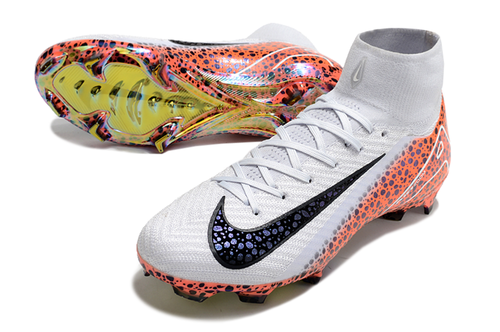 Nike Air Zoom Superfly 10 Elite FG - Cinza Laranja