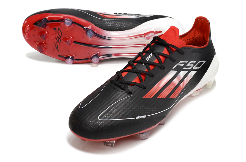 Adidas F50 Elite FG - Preto Vermelho