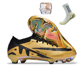 Nike Feminina Air Zoom Mercurial Vapor 15 FG Elite - Gold