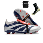 Adidas Feminina Predator Elite Tongue FG - Prata