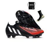 Adidas Predator Edge.1 Low FG - Preto Vermelho