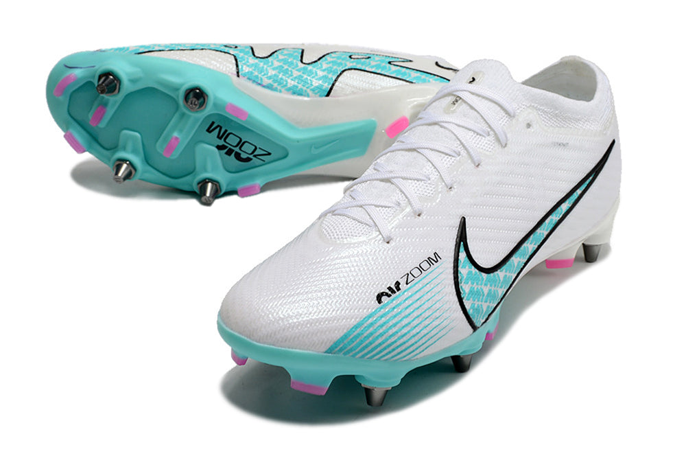 Nike Air Zoom Mercurial Vapor 15 Elite SG TRAVA MISTA - Branco Azul