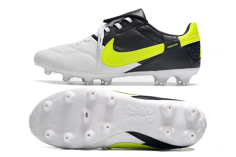 Nike Premier 3 FG Elite - Preto Cinza Verde