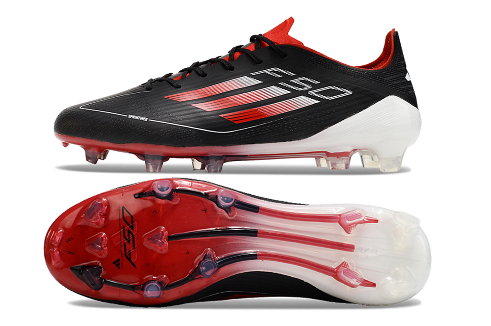 Adidas F50 Elite FG - Preto Vermelho