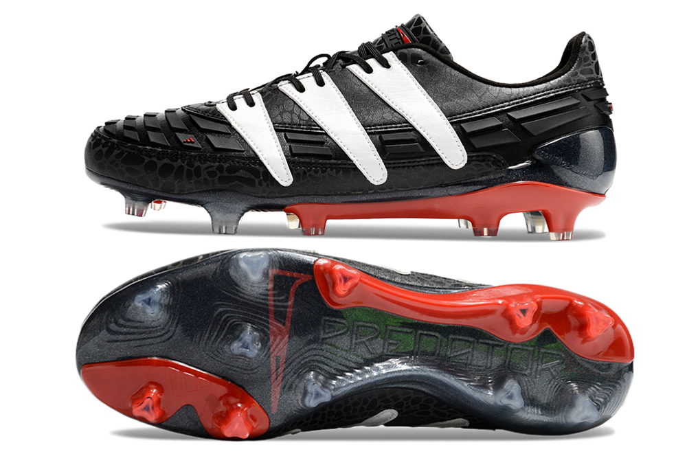Adidas Predator Accelerator 94 FG - Preto Vermellho