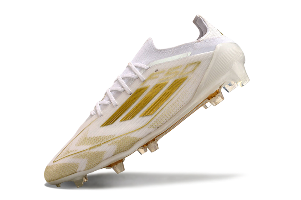 Adidas F50 Elite FG - Branco Dourado