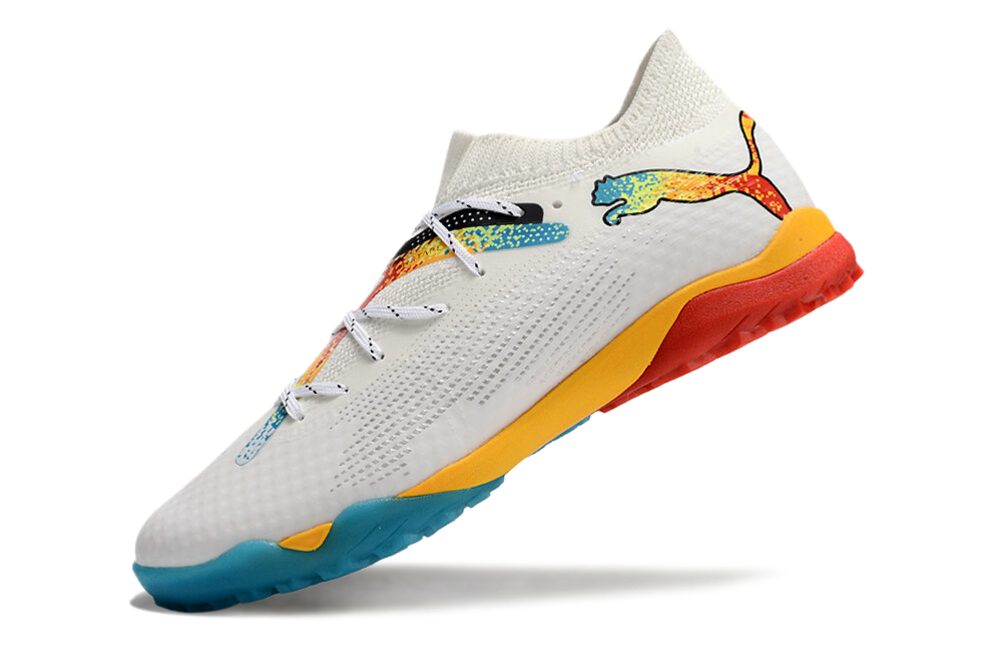 Puma Future 7 FTR Society - Branco Amarelo Azul