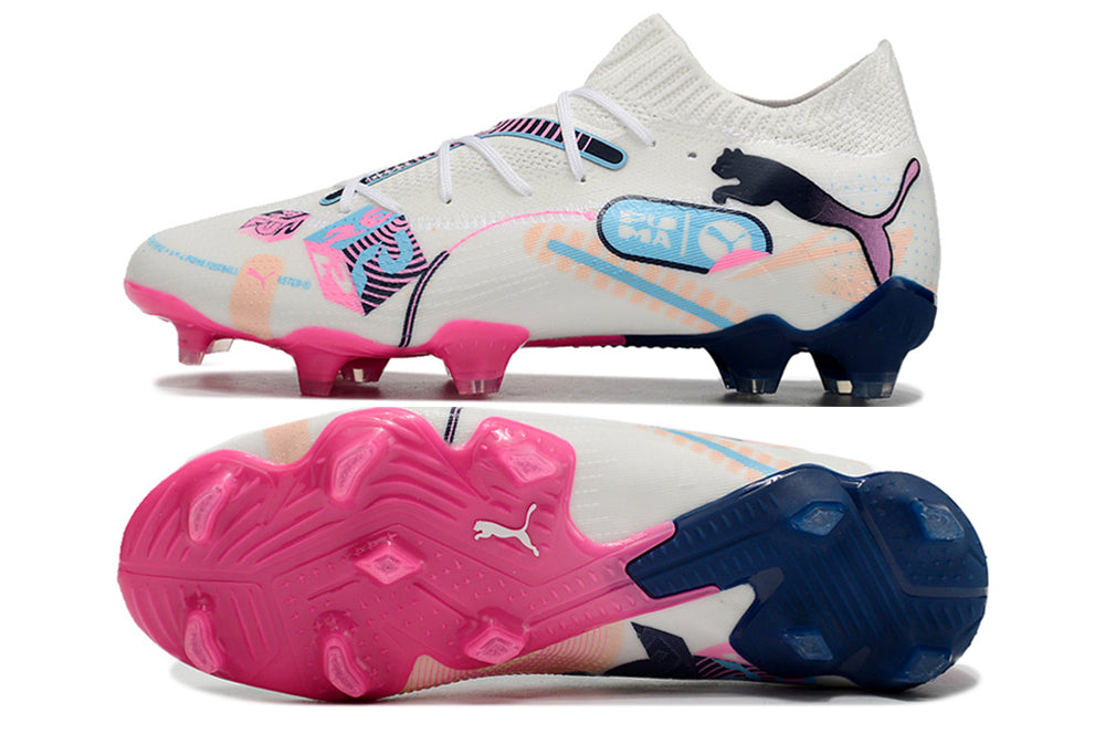 Puma Future 7 FTR FG - Branco Rosa