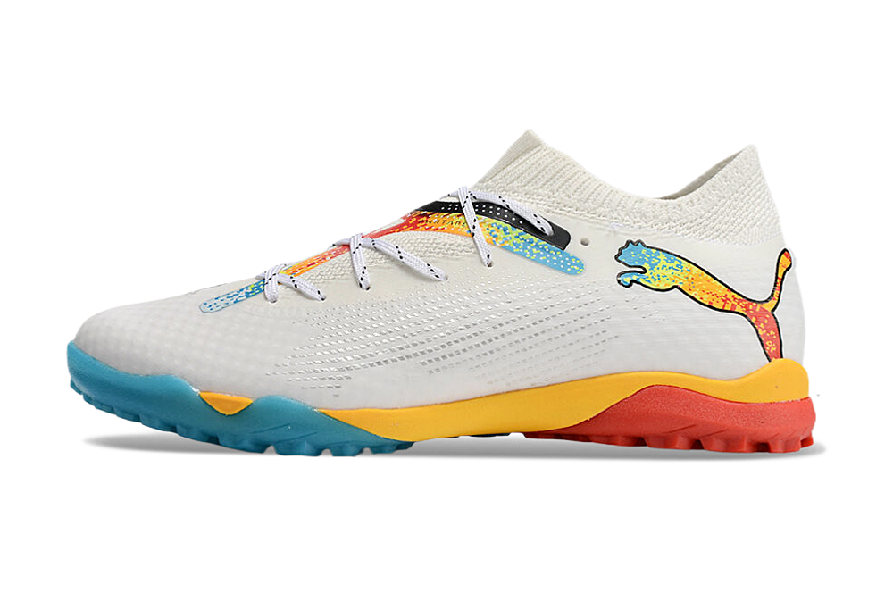 Puma Future 7 FTR Society - Branco Amarelo Azul