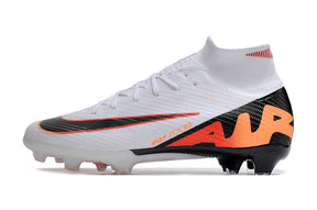 Nike Feminina Air Zoom Superfly 9 FG Elite - Branco Preto