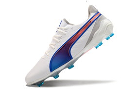 Puma King FG/AG - Branco Azul