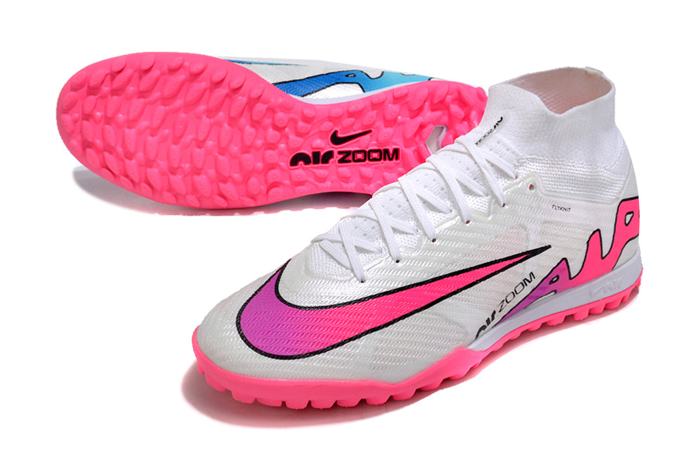 Nike Air Zoom Mercurial Superfly 9 Elite Society - Branco Rosa
