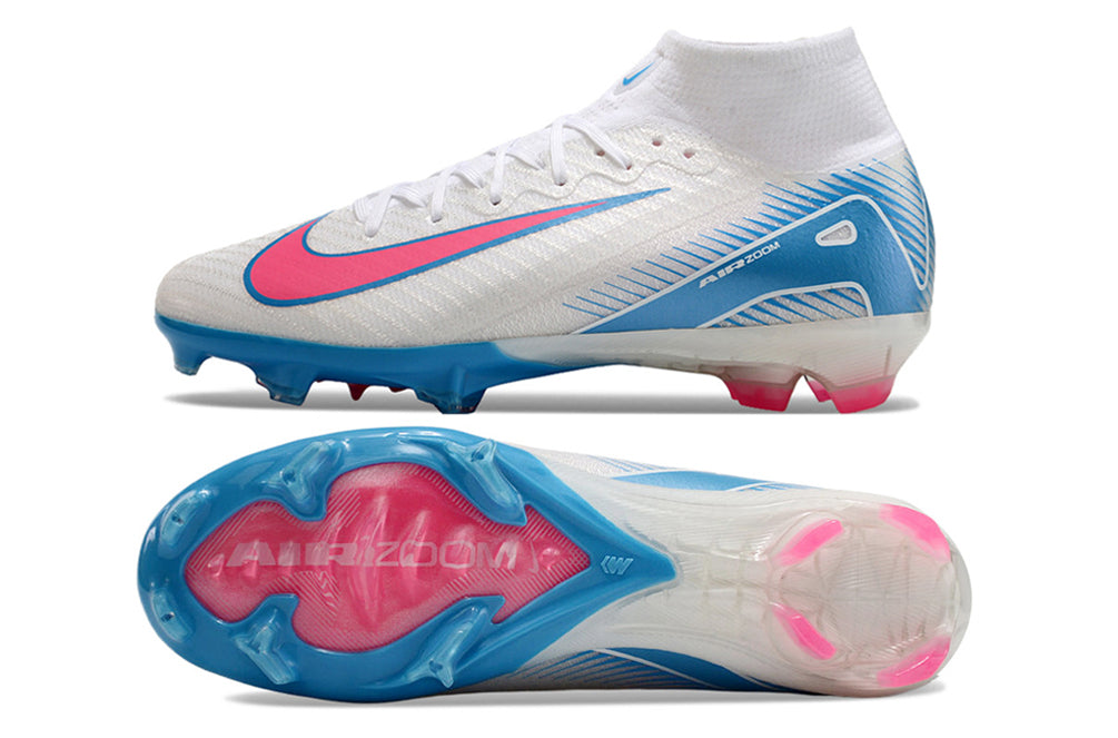 Nike Air Zoom Superfly 10 Elite FG - Branco Azul