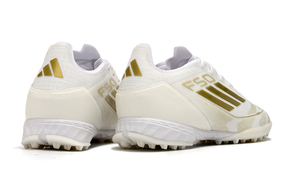 Adidas F50 Elite Society TF - Branco Dourado