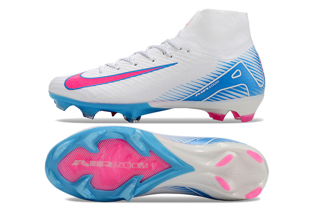 Nike Air Zoom Superfly 10 Elite FG - Branco Azul