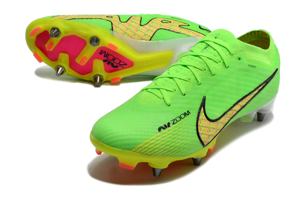 Nike Air Zoom Mercurial Vapor 15 Elite SG TRAVA MISTA - Verde