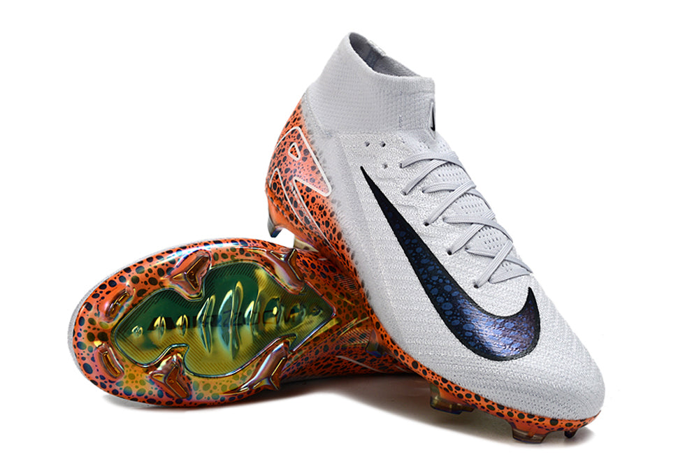 Nike Air Zoom Superfly 10 Elite FG - Cinza Laranja