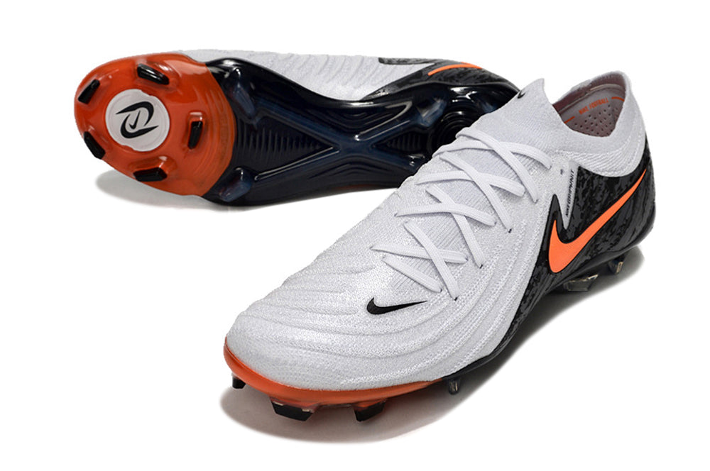 Nike Phantom GX2 Elite FG - Cinza Preto Laranja