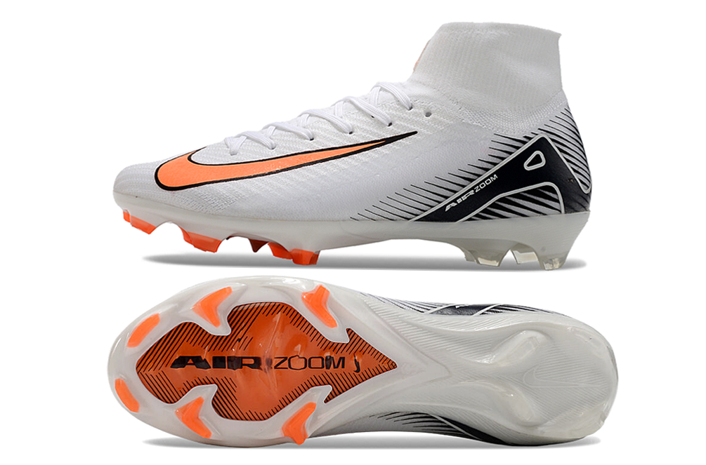 Nike Air Zoom Superfly 10 Elite FG - Branco Laranja