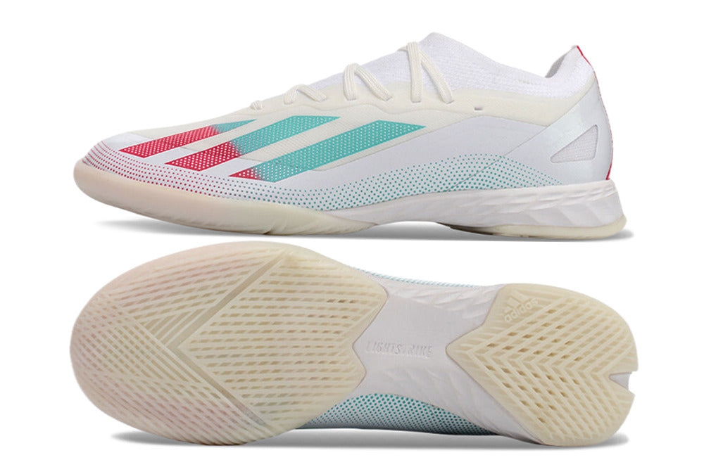 Adidas X Crazyfast .1 Futsal - Branco Rosa