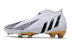 Adidas Predator Edge + FG Branco Dourado