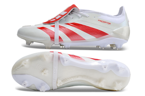Adidas Predator Elite Tongue FG - Branco Vermelho